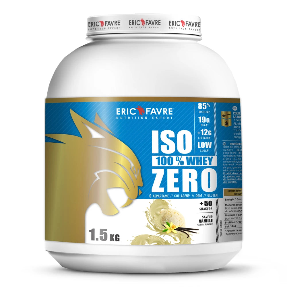 Iso Zero 100% Whey Protéine ERIC FAVRE